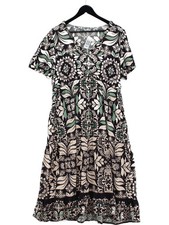 Fat Face T-Shirt Midi Dress UK18 in Multi