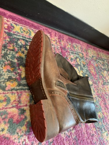 Bota Alta Bed Stu Cobbler Series Cuero Envejecido Cremallera Mujer 7 - Imagen 8 de 9