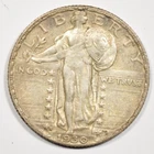 1930-S STANDING LIBERTY QUARTER ~ NICE ORIGINAL NEVER CLEANED AU ABOUT UNC! INV2