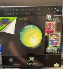 microsoft original xbox console bundle monster cable rare controller in box