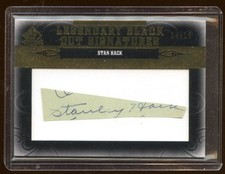STAN HACK 2011 LEGENDARY BLACK CUT AUTO 14/16 MINT RARE PULL ONLY 16 MADE