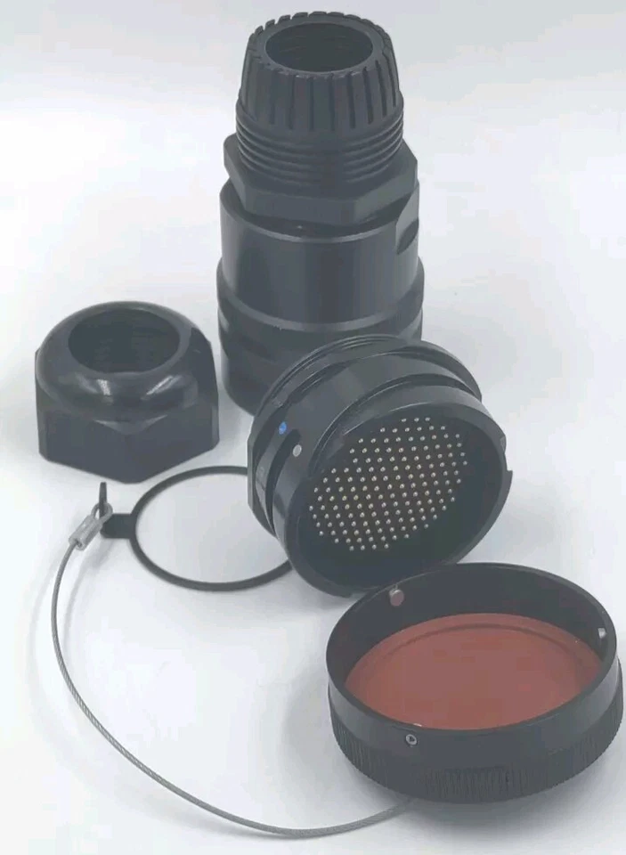 Conector en línea multipin Amphenol Audio MP-4101-150P-C 150 pines macho con tapa NOS Foto 4 de 4