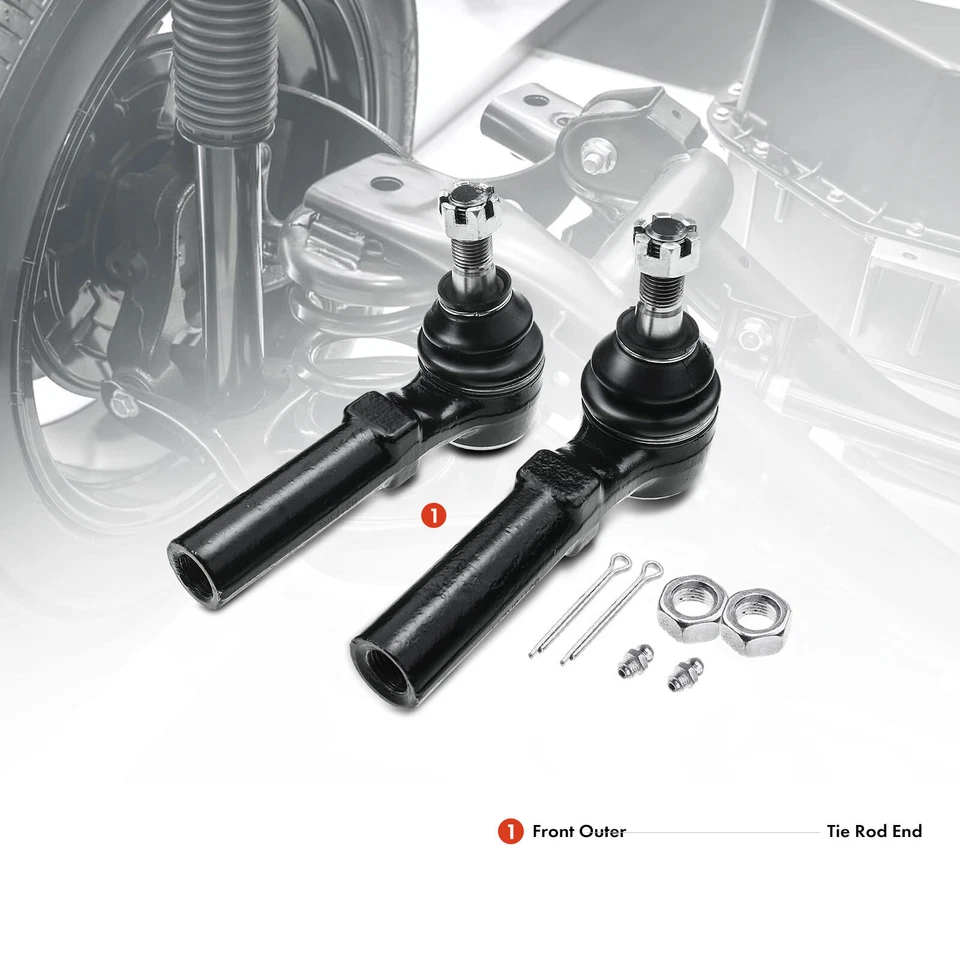 3x Nuevo kit de extremo de barra de acoplamiento y cremallera para Dodge Neon 2001-2005 Chrysler delantero Foto 2 de 4