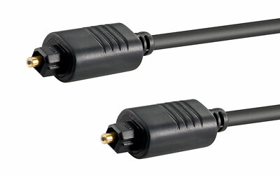 2m Optisches Toslink Digital Audio Hifi Kabel   SPDIF / LWL   Kabeldicke 5,0mm