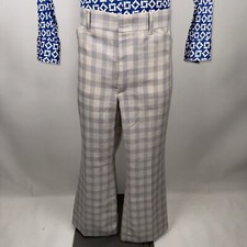 NOS Farah Pants Mens 40 30 Polyester Disco Saturday Night Fever Vtg 1970s NEW