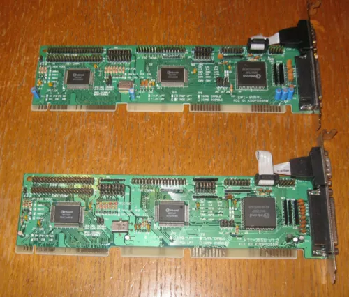 PTI 255W v1.2 FDD/HDD IDE I/O Disk Controller VLB VESA Local Bus Card Retro NOS