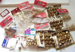 Download Vtg Bulk Lot Of 100 S Gold Shiny Metal Jingle Bells Many Sizes Christmas Crafts Ebay PSD Mockup Templates