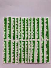 scrapbooking sticker lot of 10 Mrs. Grossman’s GREEN GRASS Stickers VTG 1996