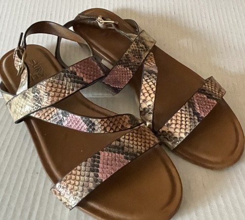 Naturalizer Damen-Riemchensandalen Schlangenledermuster Größe 9,5 - Bild 3 von 5