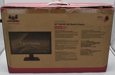 22'' ViewSonic VA2252Sm Full HD LED Backlit Display Monitor VA2252SM-2