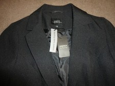 Lovely Brand New With Labels Black Ladies Smart Elegant Jacket Papaya Size 8