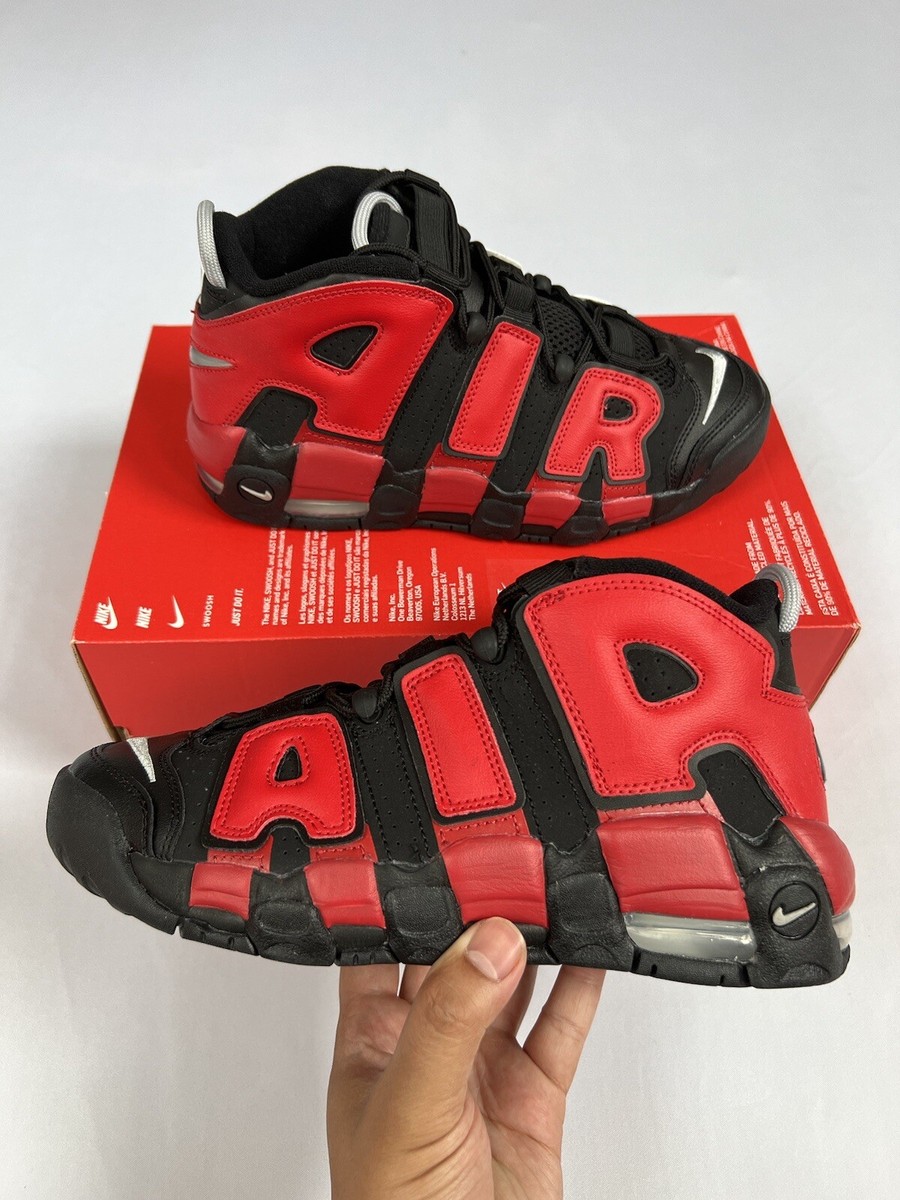 Nike Air More Uptempo (GS) “Split” Black Red Navy DM0017-001 Size 7Y Women's 8.5 | eBay