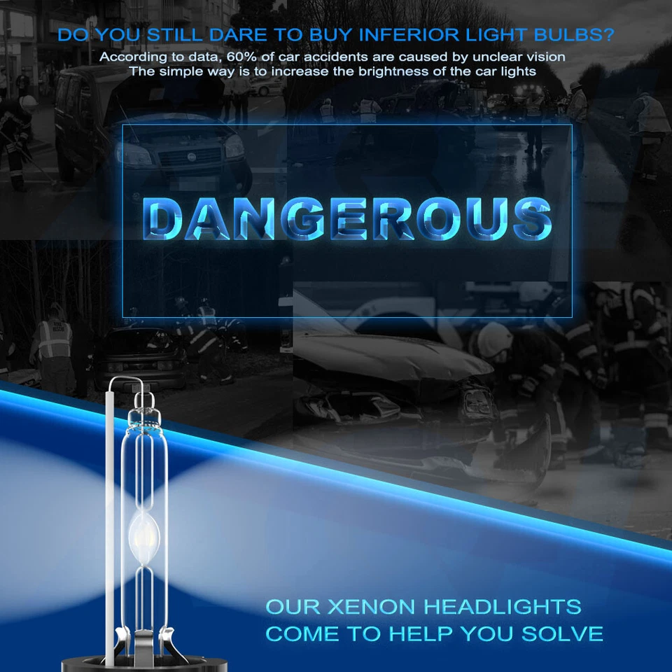 For 2013-2015 Lexus GS350 GS450h LED HID Xenon Headlight Bulb Hi Lo Fog Light - Image 3 of 4