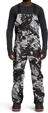 THE NORTH FACE Men's FREEDOM BIB Snow Pants - TNFBLKTNLMNTNSCPRNT - Small - NWT