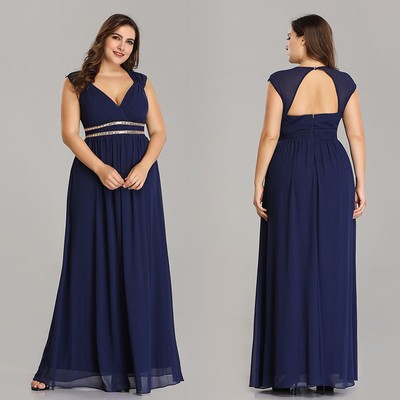plus size navy bridesmaid dresses