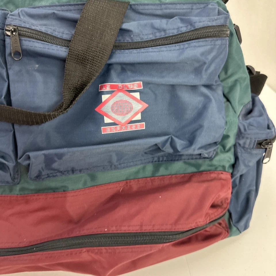 Винтажная спортивная сумка-тоут Le Club Express дорожная сумка 18x10x9 - Изображение 3 из 4