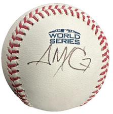Alex Cora Autographed 2018 World Series Baseball Boston Red Sox