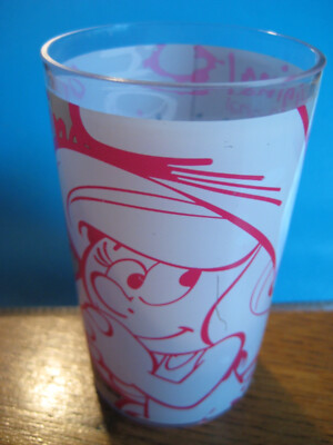 Smurfs Smurfs Glass Hard Plastic Smurfette (c) Peyo 2013 I.M.P.S. Brussels
