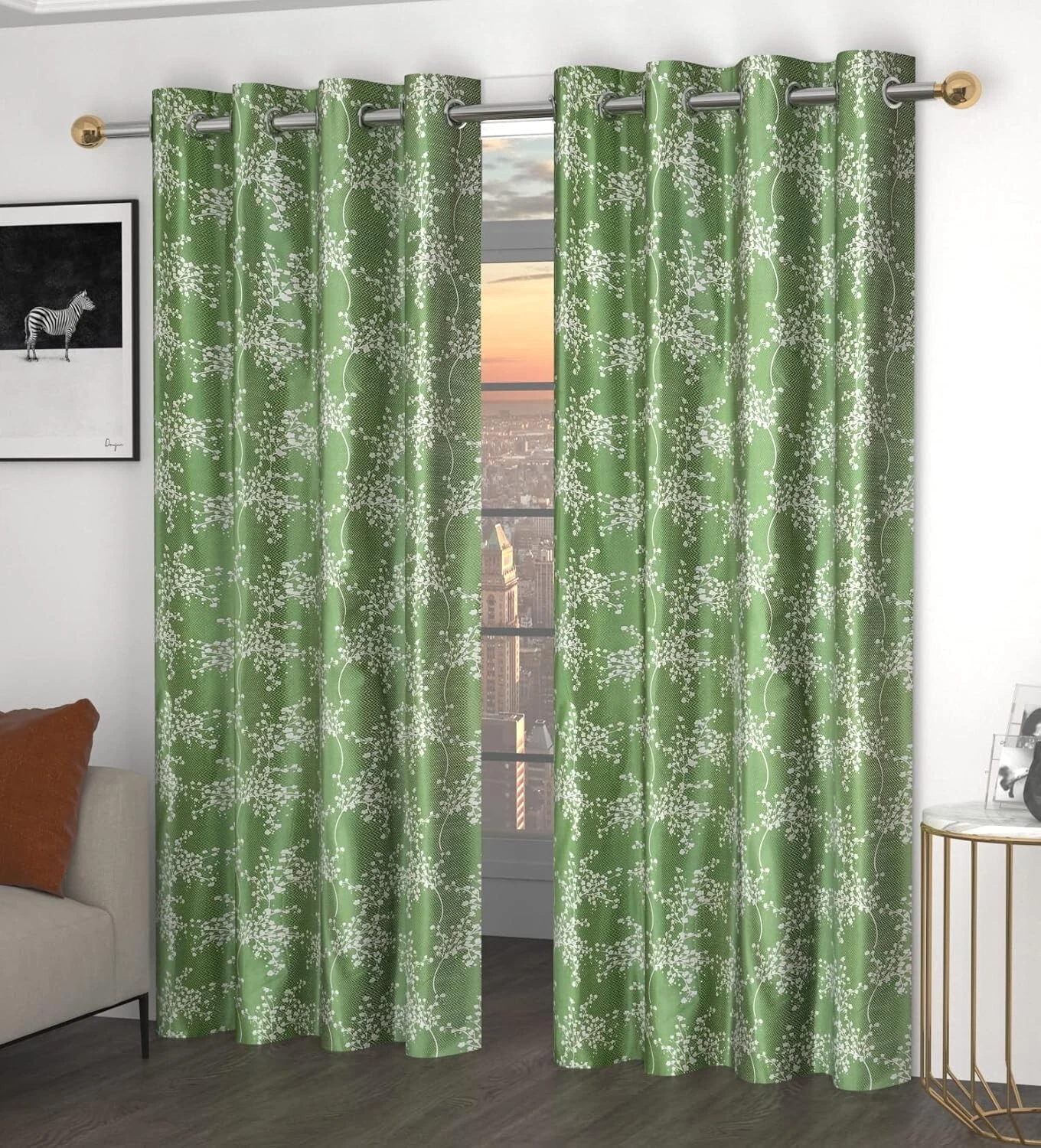 New Polyester Door Curtain Set with 2 Piece Eyelet - 7ft
Opens in a new window or tab