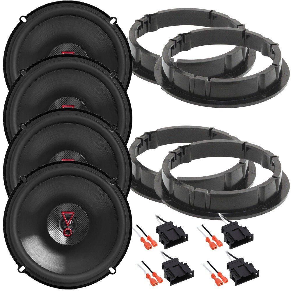 4) JBL Stage3627 6.5" Front & Rear Car Speakers & kit for 19982013