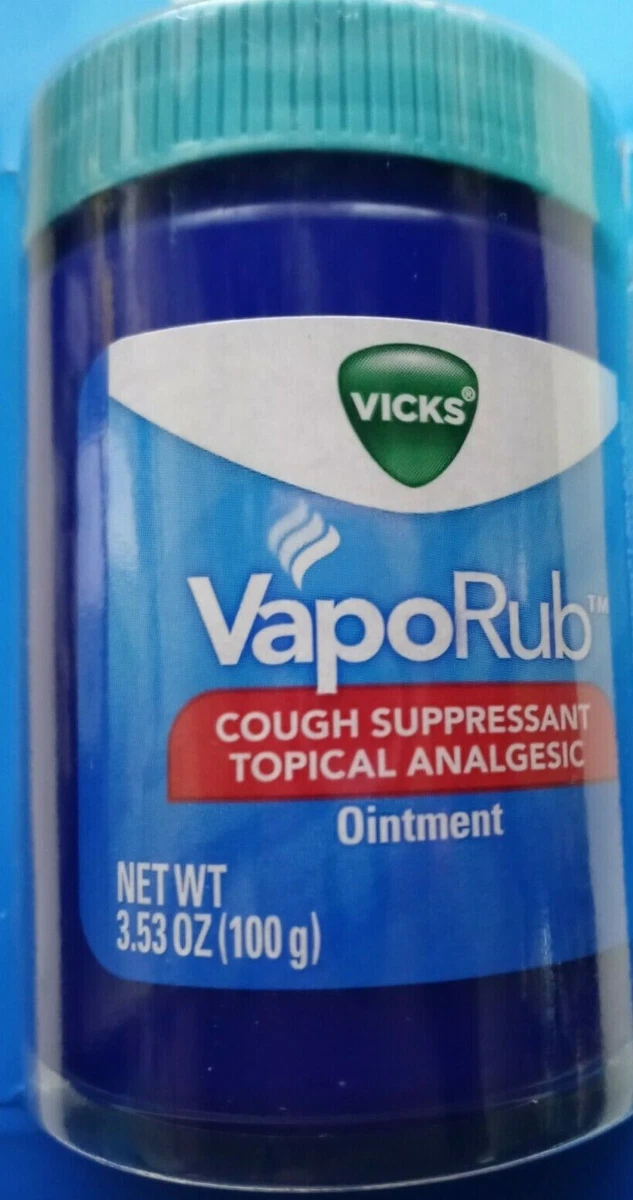 Vicks VapoRub Chest Rub Ointment, Relief from Cough, Cold, Aches, & Pains  (100g)