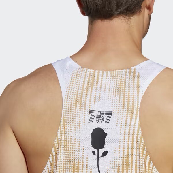 Adidas Pro Elite 2023 Singlet Grand Holloway White Gold