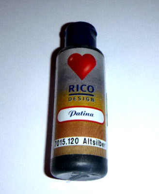 RICO Design 7015.120 Patina Altsilber 50 ml , Neu