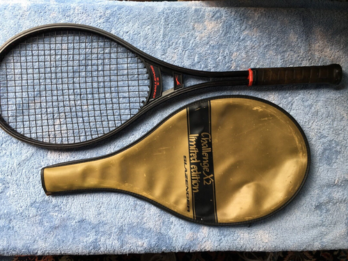 Nostalgie Deko 80er Vintage Slazenger Plus Metal Tennis Racquet in