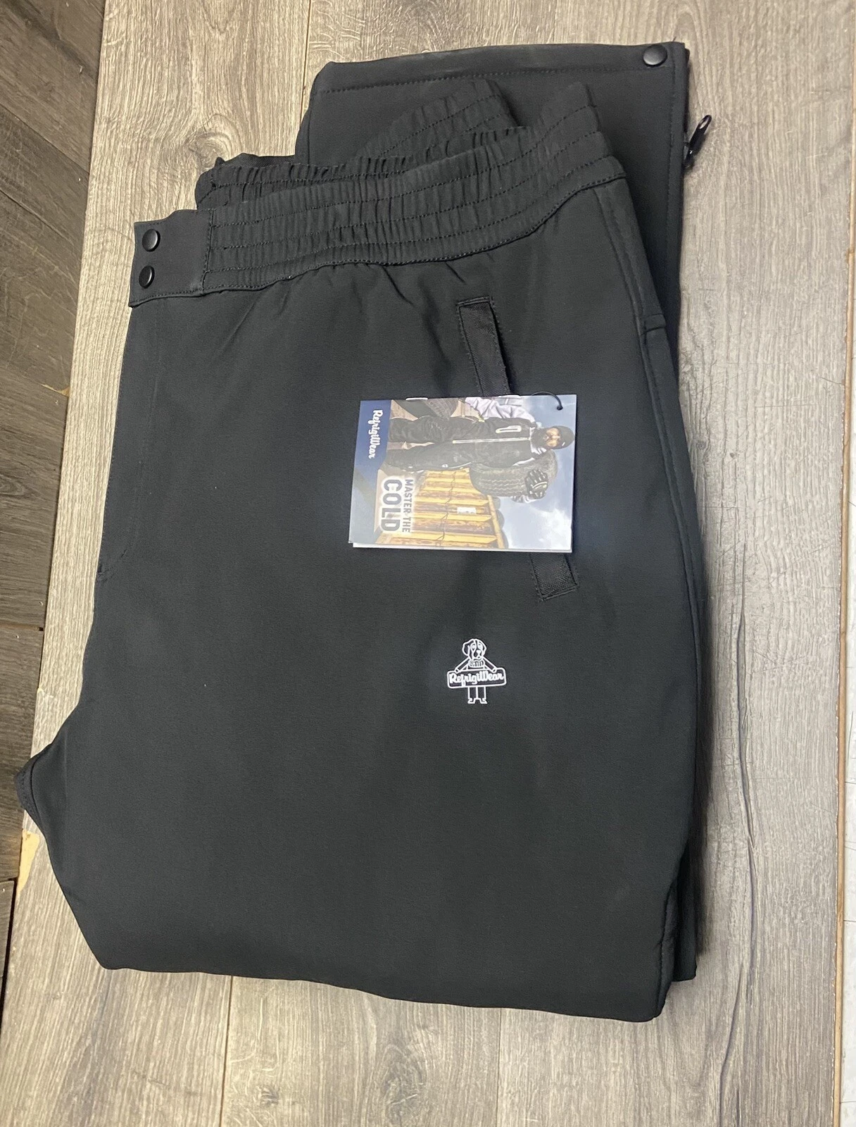 RefrigiWear Black Insulated Softshell Pants Size 4XL Style 9440R 50x30