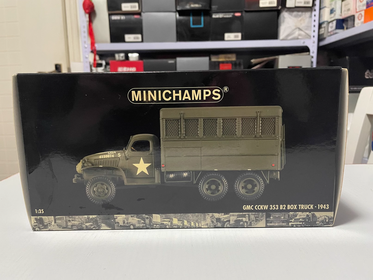 ミニチャンプス 1/35 GMC CCKW GMC CCKW 353 Truck With Mounted Gun Olive Drab 4734511-S US