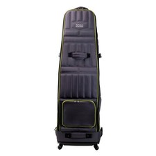 Izzo Golf High Roller Golf Travel Bag - Golf Club Travel Cover Gray/Lime Green