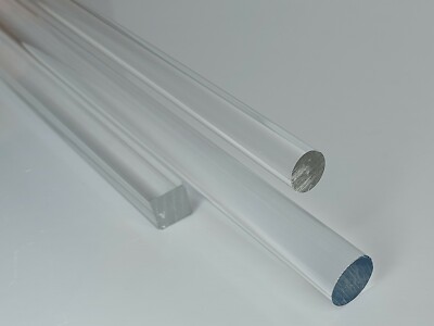 Acrylglas Rundstab Ø 5 mm glasklar, Lang 1000 mm (1Meter)Stab Rund