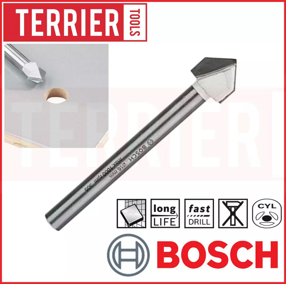 Drill bit for mosaic tile deals