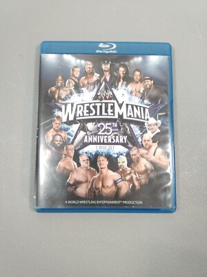 WWE WRESTLEMANIA 25 BLU-RAY 2 DISC SET 2009 25TH ANNIVERSARY UNDERTAKER MICHAELS
