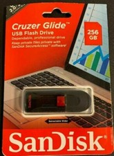 Sandisk Cruzer Glide 256GB USB 3.0 Flash Drive SDCZ48-256G-AW4 