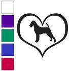Heart Irish Terrier Dog Love, Vinyl Decal Sticker, Multiple Colors & Sizes #1474