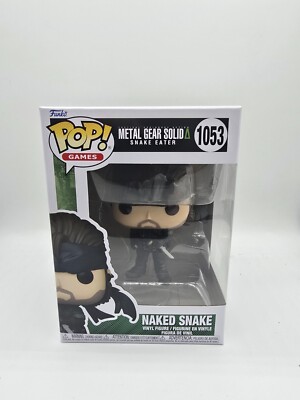 Funko Pop Naked Snake Metal Gear Solid Snake Eater 1053 Games Mehrfarbig Vinyl