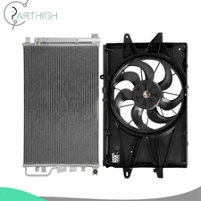 Radiator Cooling Fan And AC Condenser Electric For 16-17 Chevrolet Equinox 2.4L