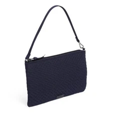 New Vera Bradley RFID Convertible Wristlet in Microfiber Classic Navy $55