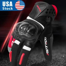 Motorcycle Racing Gloves Summer Breathable Motorbike Finger Touchscreen Gloves