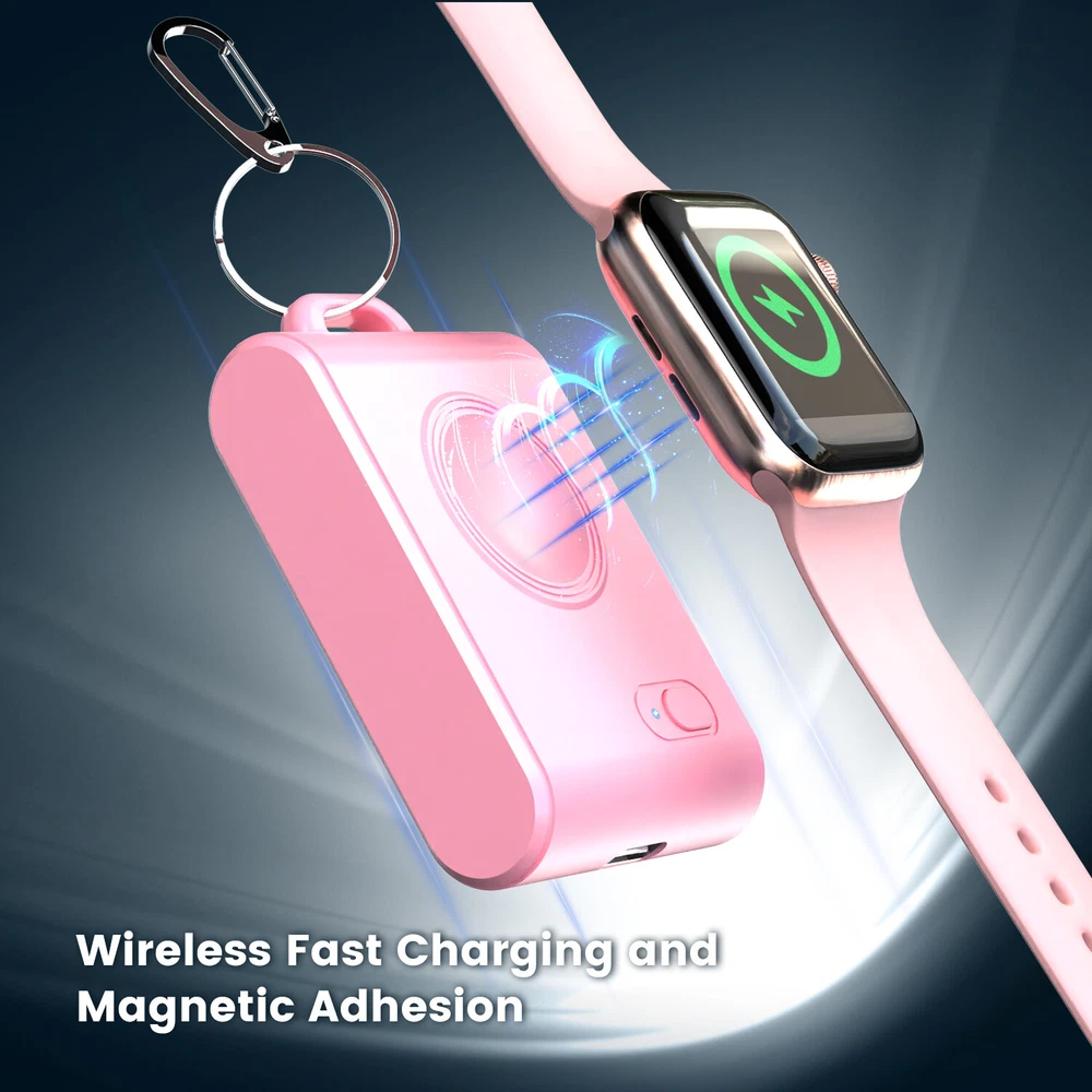 Magnetic Apple Watch Power Bank Portable Travel Charger for iWatch Magnetic Apple Watch Power Bank Portable Travel Charger for iWatch