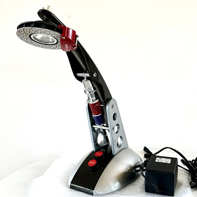RARE AutoArt Carbon Fiber Arm TABLE LAMP Brake Disc Rotor  Suspension Desk 48146