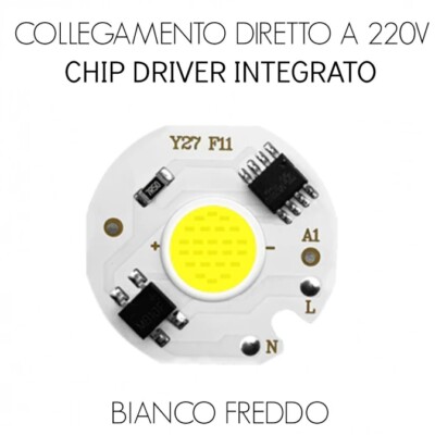 Chip Led 10w Blanco Frío 6500k 3.3v 3a Para Faro Linterna Color De La - Foto 5