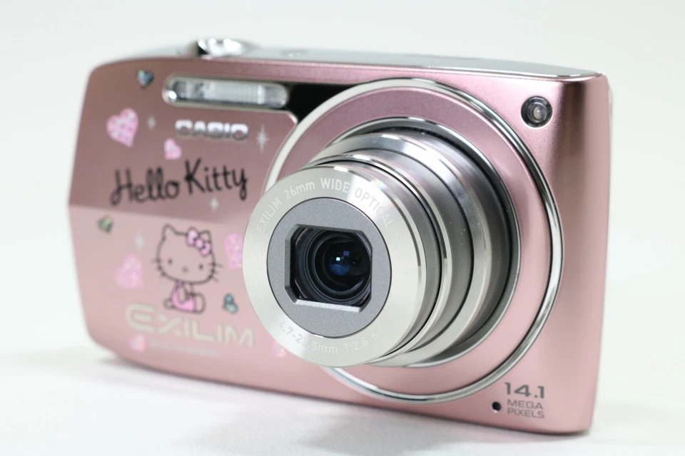 Very RARE Casio Exilim EX-Z2000 Digital Camera HELLO KITTY limited Pink JAPAN - Image 4 of 4