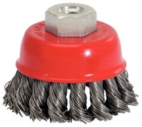 Ks Tools Rostfreie StahldrahttopfbüRste 0, 5Mm, Ø 80Mm (340.0026)