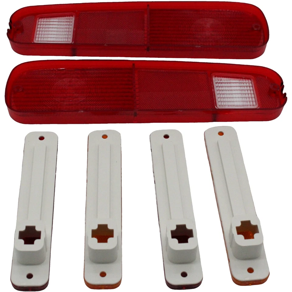 6x Tail & Side Fender Light Kit Fit 73-79 Ford Truck,78-79 Ford Bronco,Econoline — 第 3/4 张图片