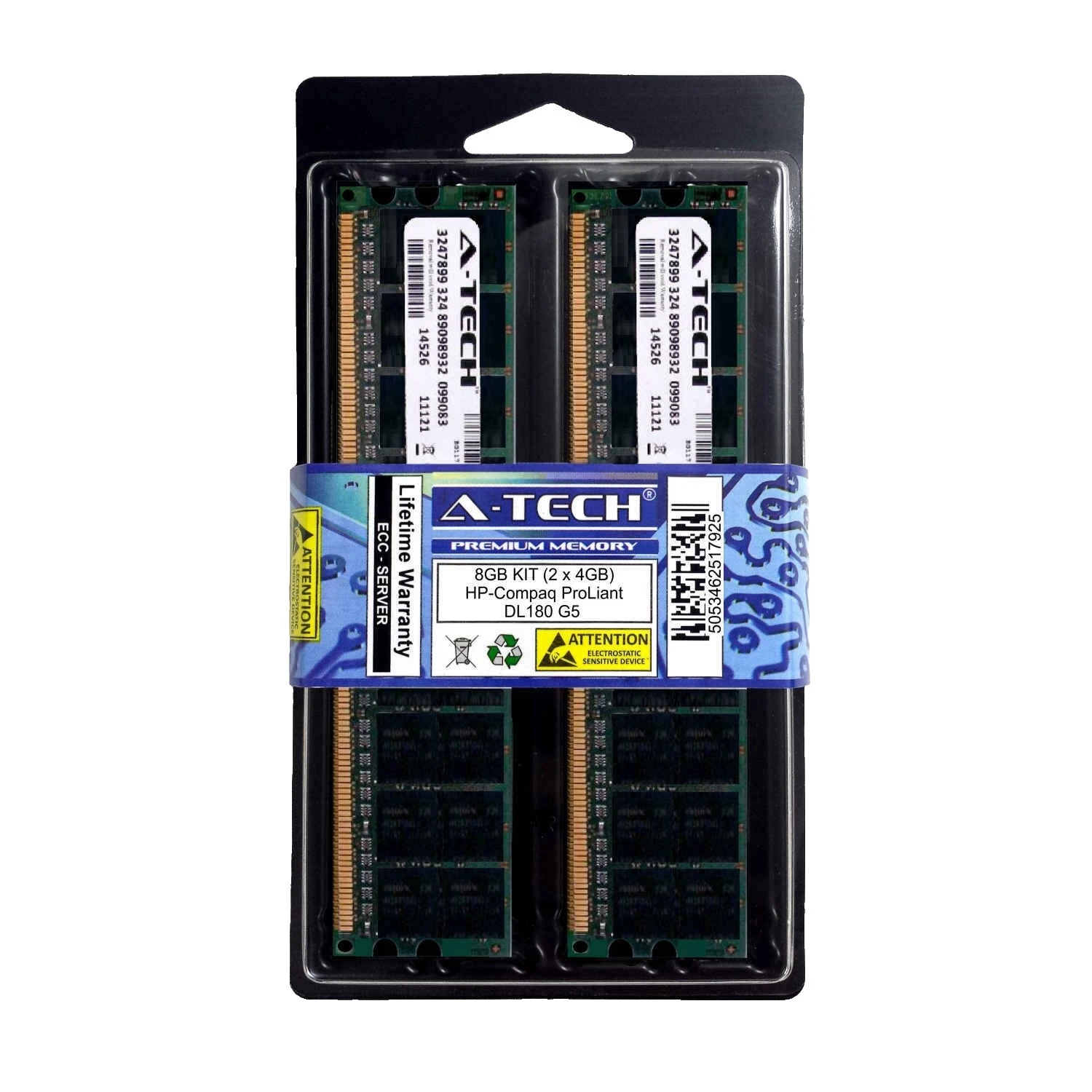 4 GB PC2-5300 DDR2-667 Computer Memory (RAM) with 2 Modules and 240 Pins