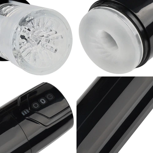 Handsfree Male Masturbaters Automatic Rotation Telescopic Strokers Cup Lubricant - Picture 14 of 25