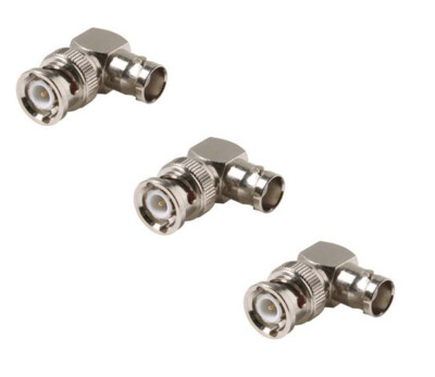 Ángulo Recto BNC Macho a Hembra Conector 90 ° Codo Adaptador para Cámara CCTV de TV | eBay