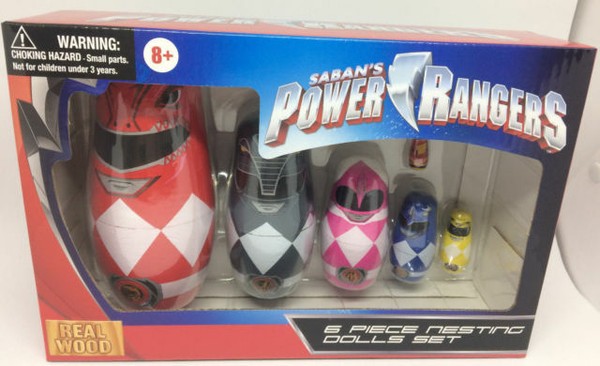 power rangers nesting dolls